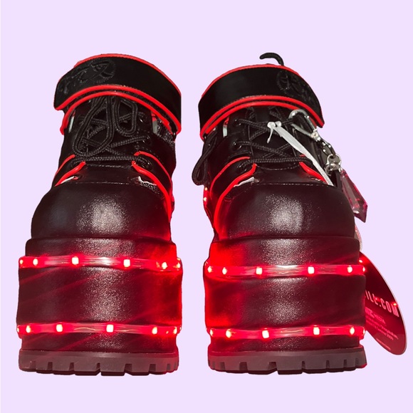 DOLLS KILL X INUYASHA Light Up Platform Sneakers - Picture 5 of 8